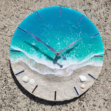 Load image into Gallery viewer, Tropical Wave 12" Clock