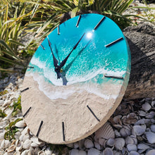 Load image into Gallery viewer, Tropical Wave 16" Clock