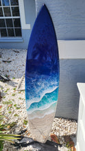 Load image into Gallery viewer, 4ft Deep Wave Surfboard Wall Art