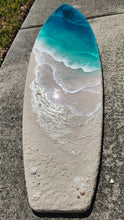 Load image into Gallery viewer, 5ft Gentle Beach Waves Surfboard Wall Art