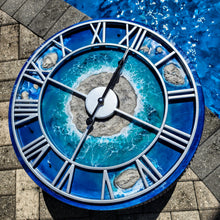 Load image into Gallery viewer, Silver Frame Island Clock