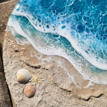 Load image into Gallery viewer, Round Wave Wall Art - 16 Inches Diameter