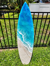 Load image into Gallery viewer, 5ft Beach Wave Surfboard Wall Art