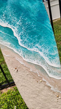 Load image into Gallery viewer, 5ft Beach Wave Surfboard Wall Art
