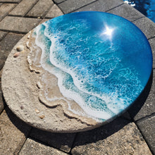 Load image into Gallery viewer, Round Wave Wall Art - 16 Inches Diameter