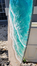 Load image into Gallery viewer, 5ft Beach Waves Surfboard Wall Art