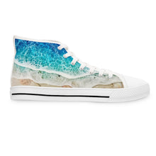 Load image into Gallery viewer, Tropical Beach Women's High Top Sneakers