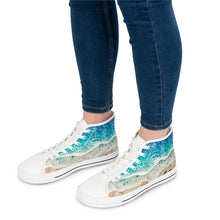 Load image into Gallery viewer, Tropical Beach Women's High Top Sneakers