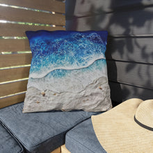 Load image into Gallery viewer, Deep Blue Beach Outdoor Pillows