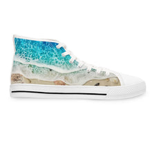 Load image into Gallery viewer, Tropical Beach Women's High Top Sneakers