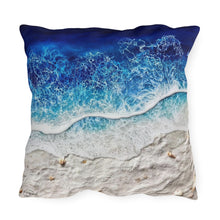 Load image into Gallery viewer, Deep Blue Beach Outdoor Pillows