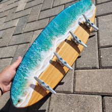 Load image into Gallery viewer, Surfboard Wave Towel Rack - Ready to Ship!