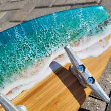 Load image into Gallery viewer, Surfboard Wave Towel Rack - Ready to Ship!
