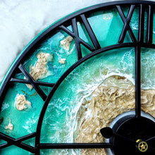 Load image into Gallery viewer, Tropical Green Island Clock