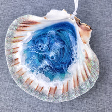 Load image into Gallery viewer, Scallop Shell Ocean Ornament - 2021