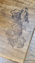Load image into Gallery viewer, Maple Mermaid Serving Board