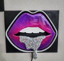 Load image into Gallery viewer, Custom Neon Lips 9x11 - Made-to-Order