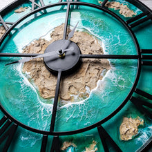 Load image into Gallery viewer, Emerald Seas Clock