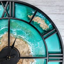 Load image into Gallery viewer, Emerald Seas Clock