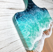 Load image into Gallery viewer, Dark Green Ocean Serving Board
