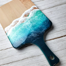 Load image into Gallery viewer, Dark Green Ocean Serving Board