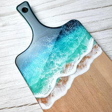 Load image into Gallery viewer, Dark Green Ocean Serving Board