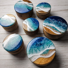 Load image into Gallery viewer, Acacia Storage Canister - Double Compartment