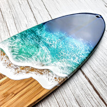 Load image into Gallery viewer, Deep Blue Surfboard Serving Board