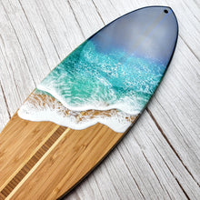 Load image into Gallery viewer, Deep Blue Surfboard Serving Board