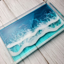Load image into Gallery viewer, Tranquil Teal Acrylic Bathroom Tray