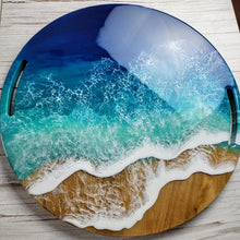 Load image into Gallery viewer, Ocean Wave Storage Basket Table