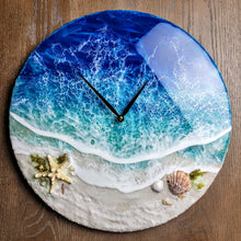 Load image into Gallery viewer, Salty Shores Clock - Ready to Ship