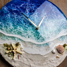 Load image into Gallery viewer, Salty Shores Clock - Ready to Ship