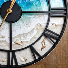 Load image into Gallery viewer, Beach Wave Clock - Ready to Ship
