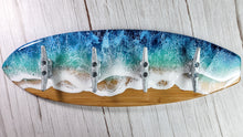 Load image into Gallery viewer, Surfboard Wave Towel Rack