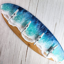 Load image into Gallery viewer, Surfboard Wave Towel Rack