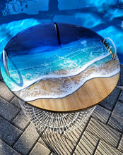 Load image into Gallery viewer, Ocean Wave Storage Basket Table