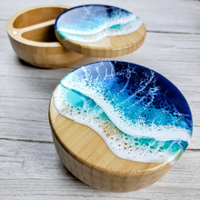 Load image into Gallery viewer, Bamboo Storage Container - Double Compartment