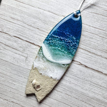 Load image into Gallery viewer, Surfboard Beach Ornaments - Blue - 2022