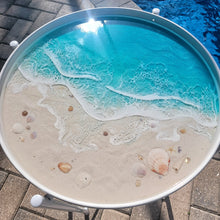 Load image into Gallery viewer, Gulf Beach Accent Table - Removable Tray Top