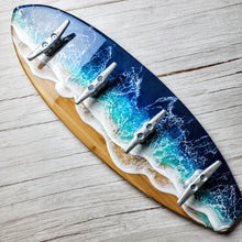 Load image into Gallery viewer, Surfboard Wave Towel Rack