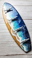 Load image into Gallery viewer, Surfboard Wave Towel Rack