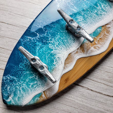 Load image into Gallery viewer, Surfboard Wave Towel Rack