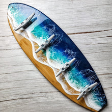 Load image into Gallery viewer, Surfboard Wave Towel Rack