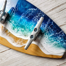 Load image into Gallery viewer, Surfboard Wave Towel Rack