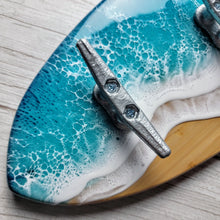 Load image into Gallery viewer, Surfboard Wave Towel Rack