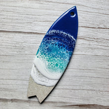 Load image into Gallery viewer, Surfboard Waves Ornament