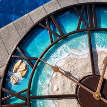 Load image into Gallery viewer, Tropical Beach Clock