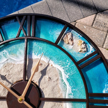 Load image into Gallery viewer, Tropical Beach Clock