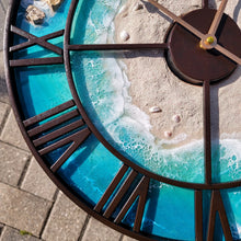 Load image into Gallery viewer, Tropical Beach Clock